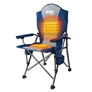 Gobi Heat Terrain Heated Camping Chair - Midnight Blue - Heated