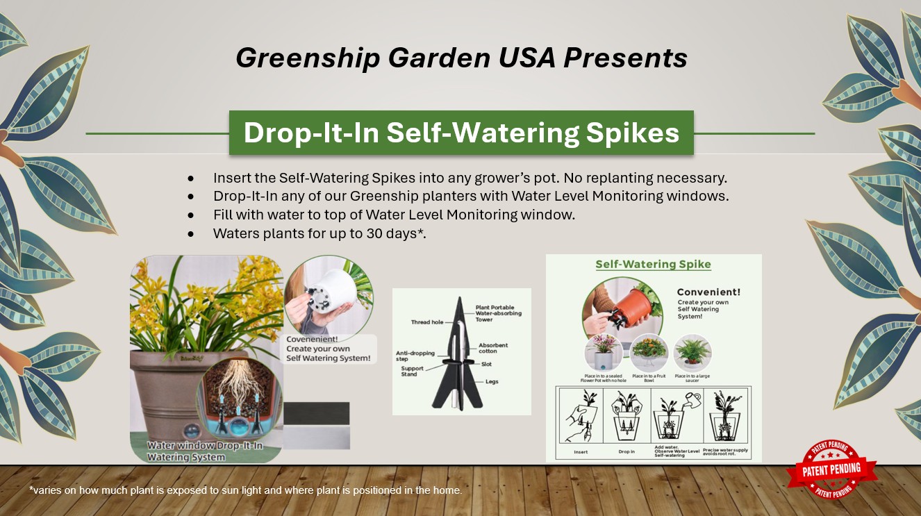 EZ Plant Care Program Drop-It-In Self Watering Spikes