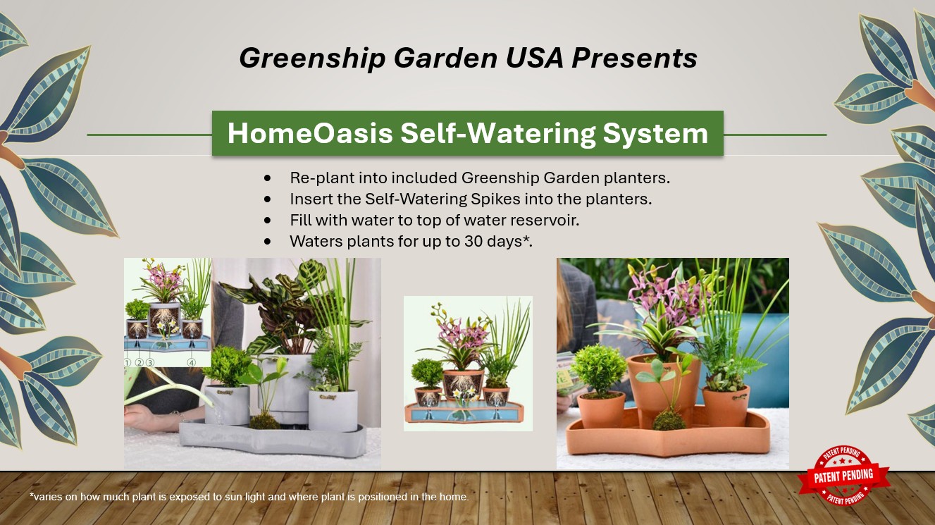 EZ Plant Care Program HomeOasis Self Watering System