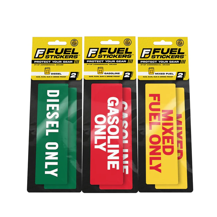 Fuel Stickers - premium labels for fuel identification